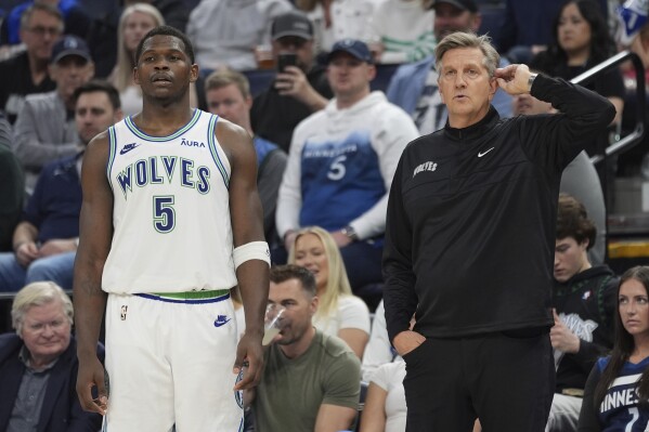 Timberwolves coach Chris Finch not feeling well sits out